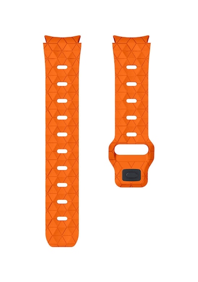 Galaxy Uyumlu Watch 5 Pro 45mm Krd-116 20mm Futbol Desenli Spor Tasarımlı Silikon Kordon