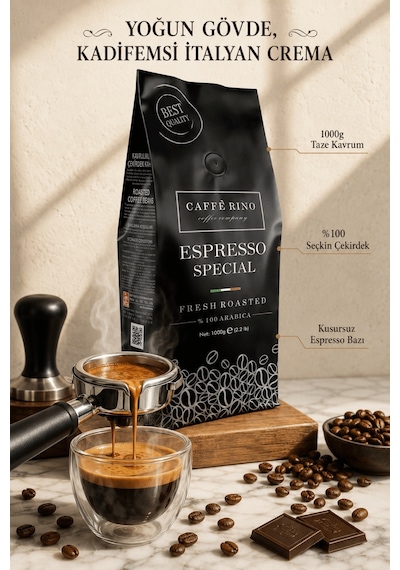 Caffe Rino Special Öğütülmüş Filtre Kahve %100 Arabica 1 KG