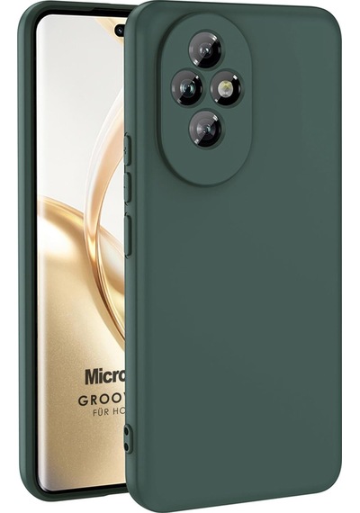 Microsonic Honor 200 Pro Kılıf Groovy Soft Koyu Yeşil -