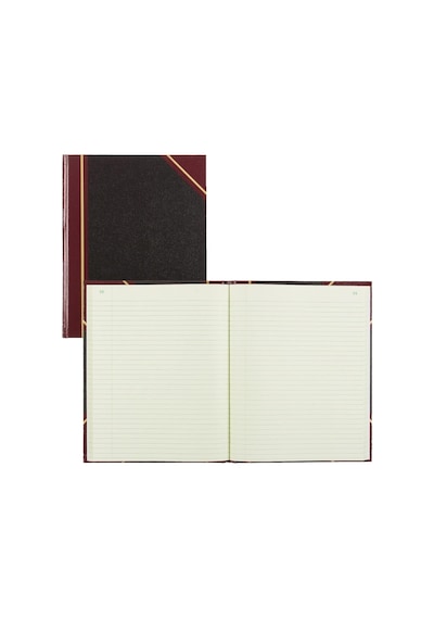 Ulusal Marka Texhide Serisi Kayıt Defteri, 26,4 X 21,4 Cm Siyah, 150 Sayfa 56211 , Siyah/bordo