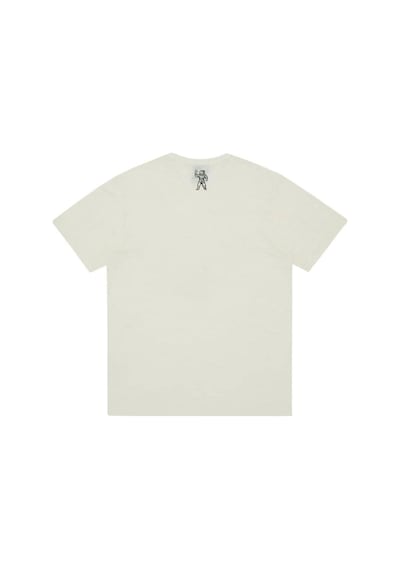 Startmore Unisex Beyaz Bıllıonarıe Baskılı Bisiklet Yaka Tshirt Beyaz