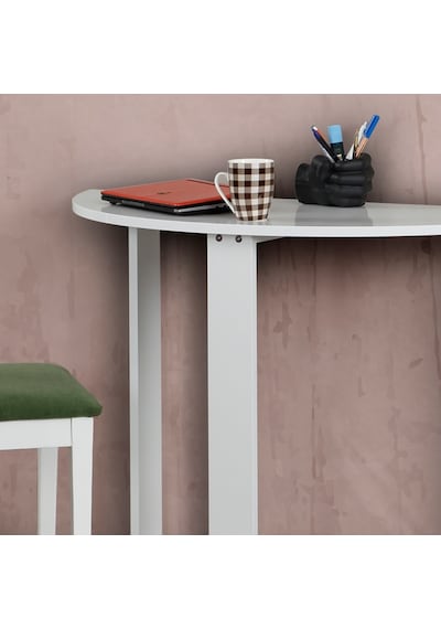 Pasifichome Pasific Home Middle Masa Parlak Beyaz