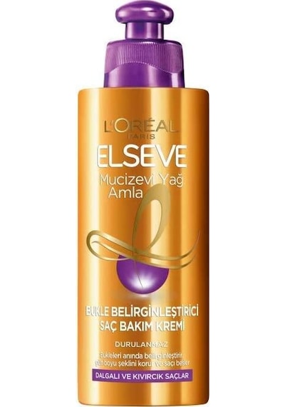 L'oréal Paris Elseve Mucizevi Amla Yağı Bukle Belirginleştirici Saç Bakım Kremi