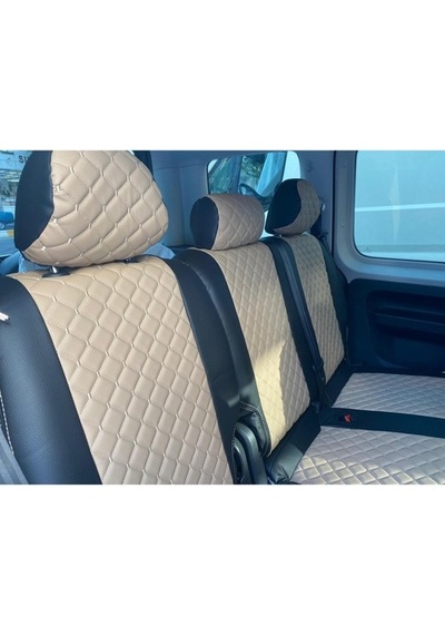 Volkswagen Caddy Araca Özel Deri Oto Koltuk Kılıfı (500736405)