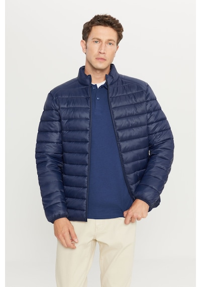 Ac&Co / Altınyıldız Classics Standart Fit Normal Kesim Dik Yaka Erkek Mont - Lacivert