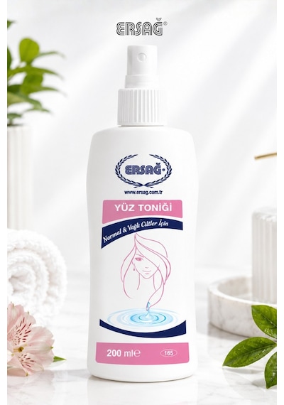 Ersağ Yüz Toniği Normal ve Yağlı Ciltler İçin 200 ML