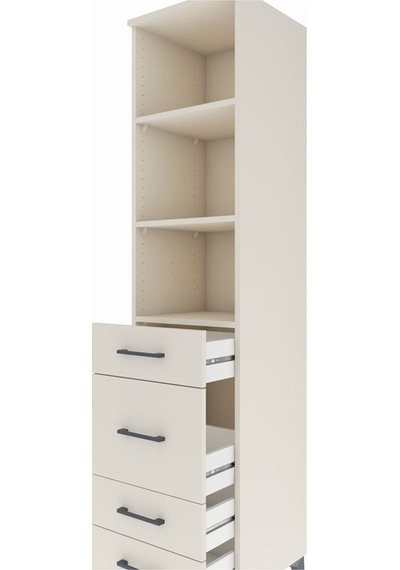 Hyperion Dolap 3 Raflı 4 Çekmeceli 44x44x195 Aytaşı-aytaşı Aytaşı