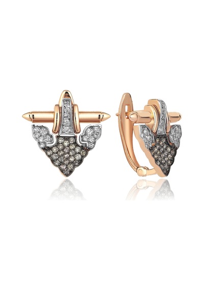 Reis Kuyumculuk T10031 Horn Earring Pembe Altın Küpe