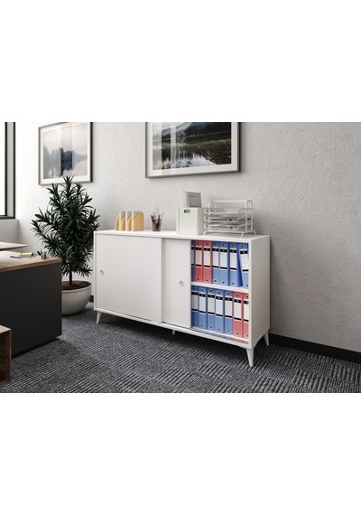 Joker Ofis Dolabı, Dosya Dolabı Beyaz - Tamamı 1. Kalite Mdf Beyaz