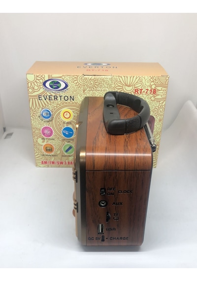 Lebron Rt-718 Nostaljik Tasarım Am/fm/sw 3 Bant Radyo & Bluetooth Hoparlör