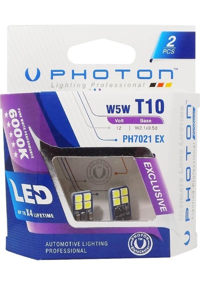 Photon W5W T10 Ph7021 Ex Can-Bus Özel Plaka   Led