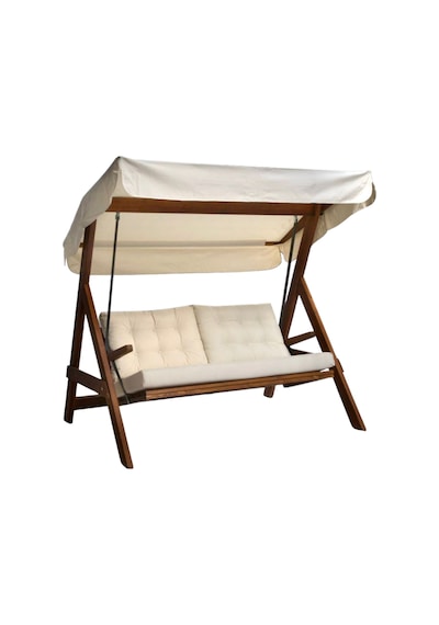 Aida Swings Paris 2000 3 Kişilik Ahşap Bahçe Salıncağı Balkon Teras Salıncağı Şık Tasarımlı Salıncak Krem Aida Swings Paris 2000 3 Kişilik Ahşap Bahçe Salıncağı Balkon Teras Salıncağı Şık Tasarımlı Salıncak Krem