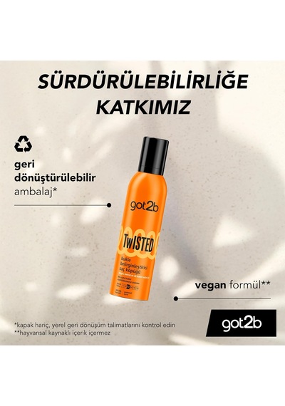 Twisted Bukle Belirginleştirici Köpük 250ml