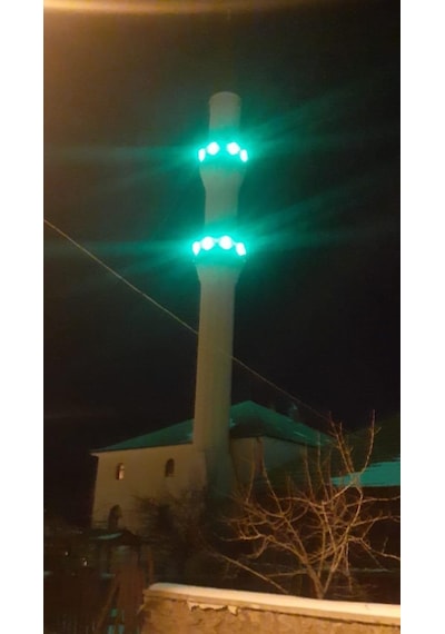 minare floresan kandil lambası polikarbon tüp led floresan kandil