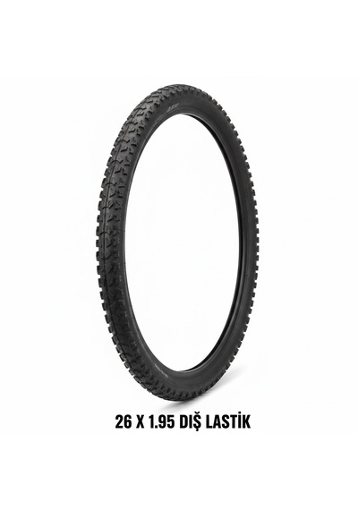 26 Jant Dış Lastik - 26x1.95 Mtb Dağ Bisikleti Dişli Dış Lastik - 1 Adet