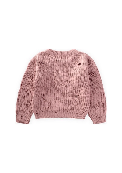 Cigit Selanik Triko Kazak 2-8 Yaş Pudra Pembe Pudra Pembe Pudra