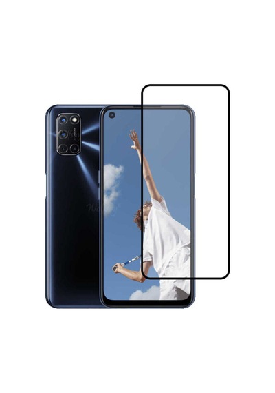 Oppo A92 Zore Kenarları Kırılmaya Dayanıklı Cam Ekran Koruyucu