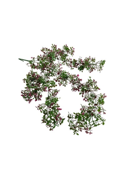 Yapay Çiçek Sarkan Çiçek Bordo Yeşil Fare Kulağı Şimşir Yapay Sarmaşık  60*30cm UV Katkılı Güneşe Dayanıklı