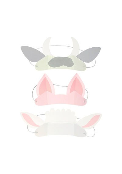 Meri Meri - On The Farm Animal Ears - Çiftlik Hayvanları Kulakları Çok Renkli