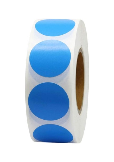 50 MM Mavi Çap Sticker 1000 Adet