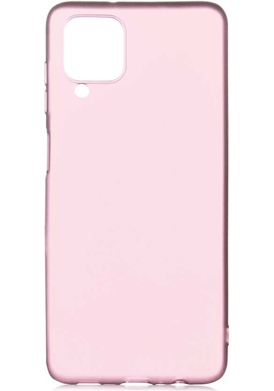 Samsung Uyumlu Galaxy A12 Kılıf Zore Premier Silikon Kapak Rose Gold