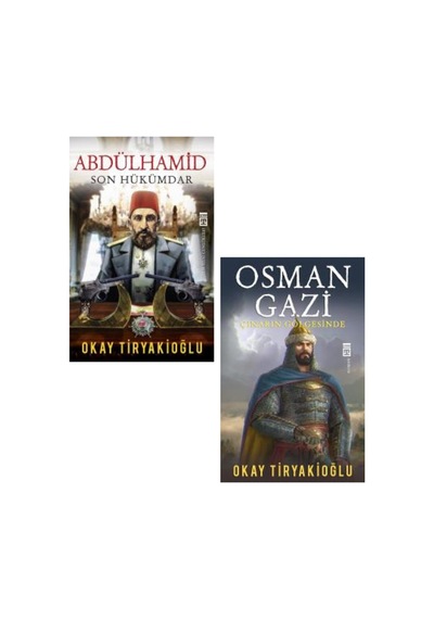 Okay Tiryakioğlu 2 Kitap Set / Abdülhamid Son Hükümdar - Osman Gazi Çınarın Gölgesinde