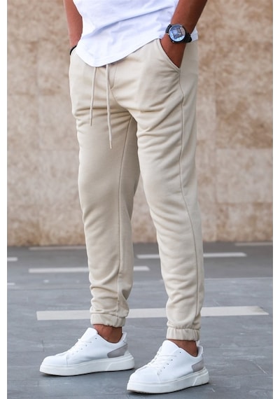 Madmext Bej Basic Eşofman 5424 Bej