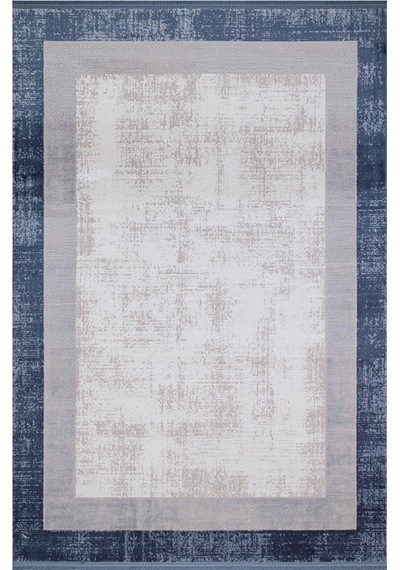 Türkmen Halı Palermo Pl01 Mavi Modern Desen Halı
