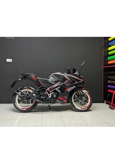 Bajaj Pulsar Rs200 Kırmızı Takım Sticker Modeli
