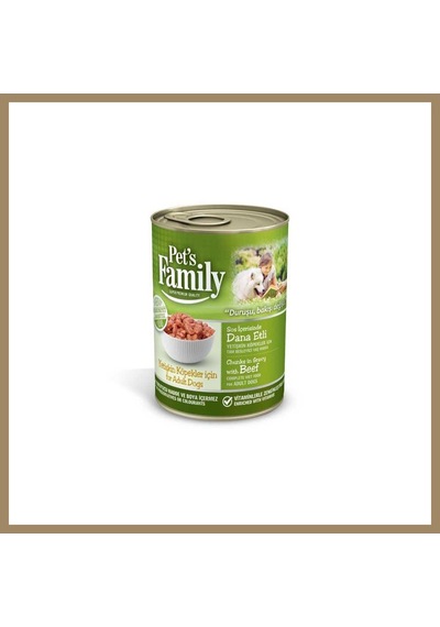Pets Family Köpek Konserve Dana 400gr 1 Adet 22