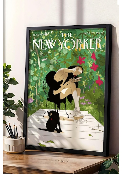 The New Yorker Çerçeveli Tablo March 20 2017