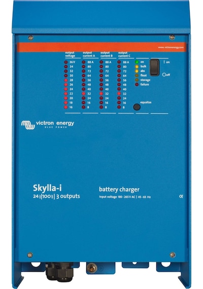 Victron Skylla-i 24/100 Üç Çıkışlı Şarj Cihazı Skı024100002