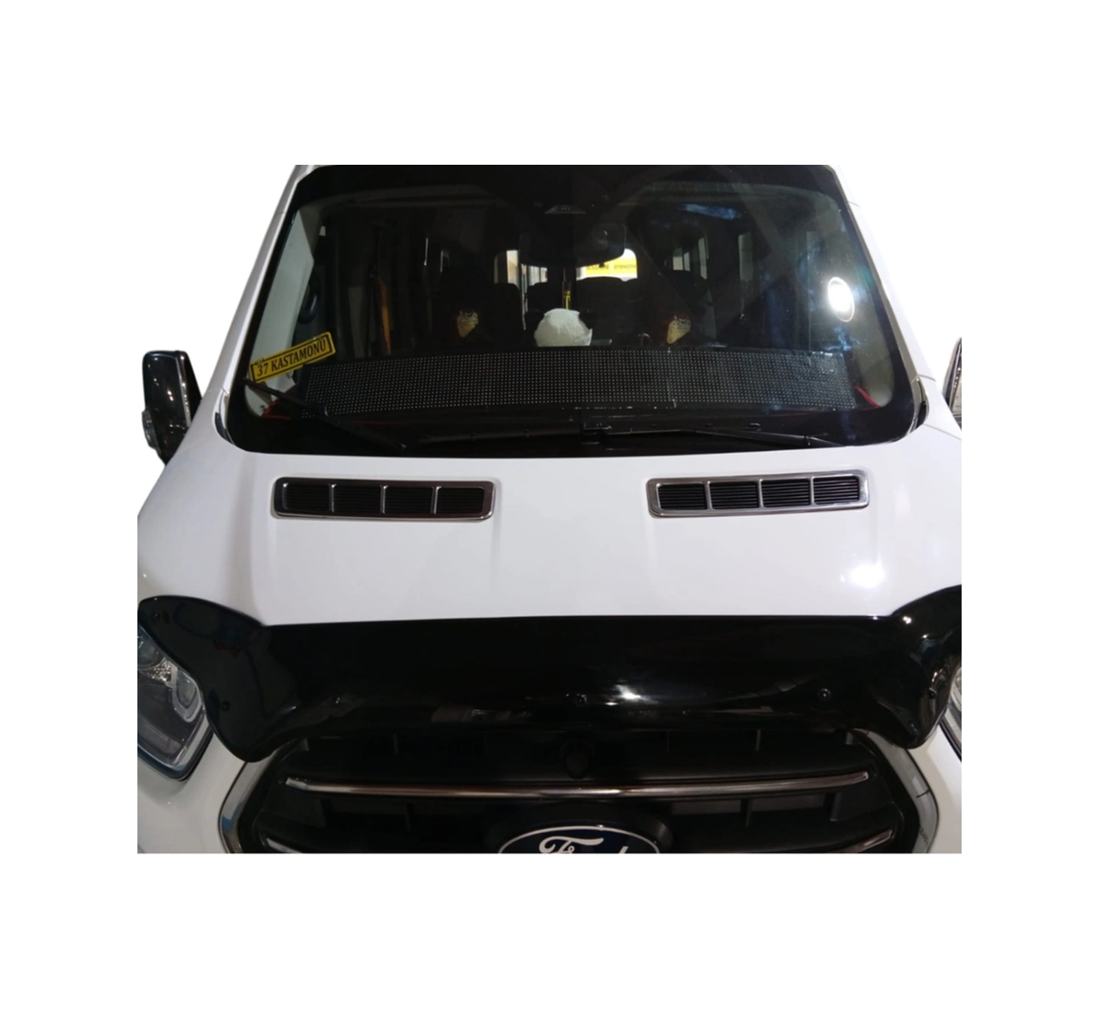 Ford Transit 2014+ Araca Özel Kaput Üstü Havalandırma Krom A+