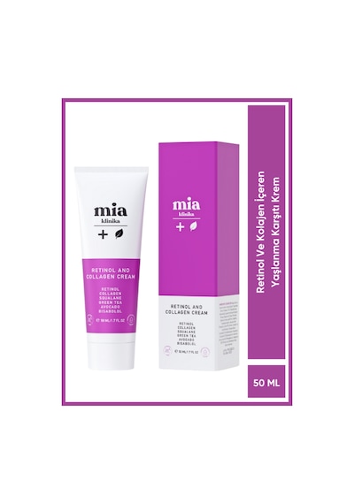 Mia Klinika Cilt Yenileyici Ve Yaşlanma Karşıtı Retinol Kolajen Krem 50 ML