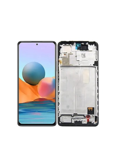 Çelik Pro Xiaomi Uyumlu M2101k6g Redmi Note 10 Pro 4g Ekran Lcd Dokunmatik Full Çıtalı Tft
