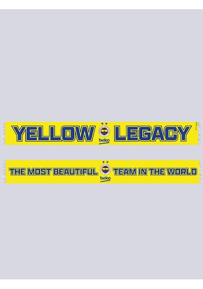 Fenerbahçe Basket Şampiyonluk Yellow Legacy Şal Sarı