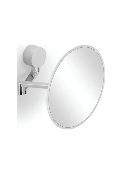 Ultra Flat Banyo Makyaj Aynası, Çift Kollu,büyüteçli,5x - Krom Krom