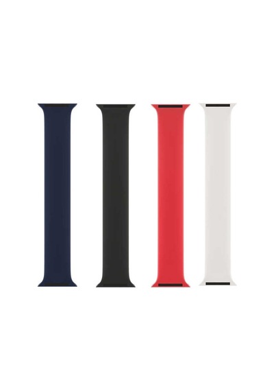 Apple Watch Ultra 49mm Uyumlu Solo Loop Small Strap Kayış Kordon Krd-31 - Mavi - T24559
