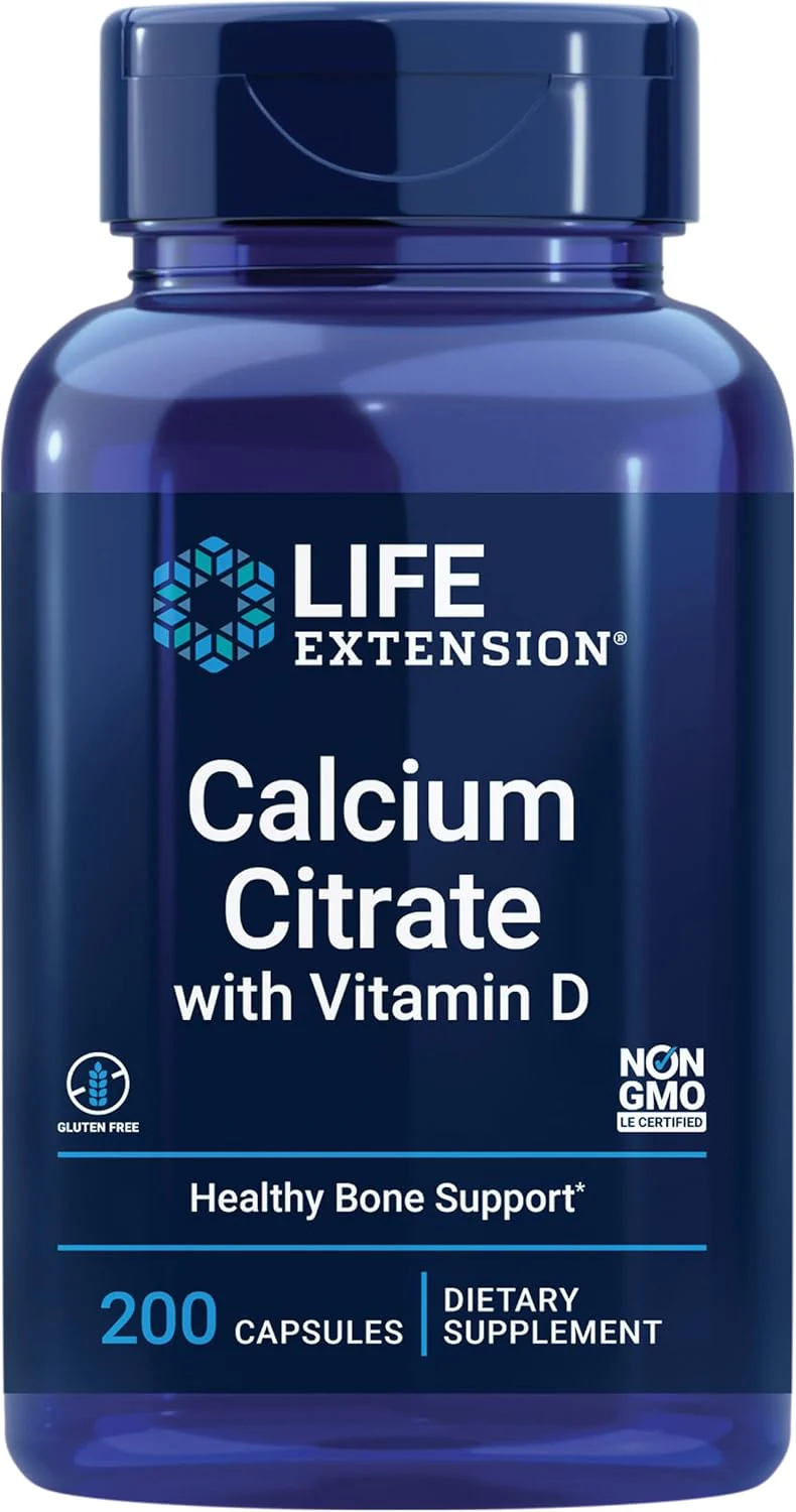 Calcium Citrate With Vitamin D 200 Caps