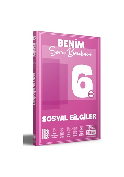 6. Sınıf Sosyal Bilgiler Soru Bankam Benim Hocam Yayınları