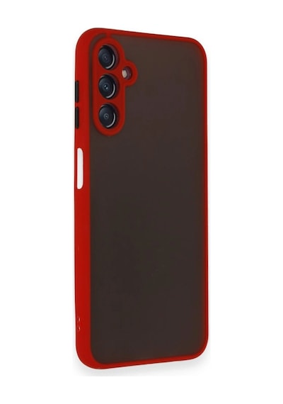Samsung Galaxy Uyumlu A25 5g Kılıf Montreal Silikon Kapak - Kırmızı - 100 Çok Renkli