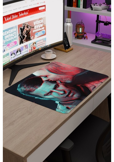 Wolfenstein Kaymaz Dikişli Kauçuk Oyuncu Mousepad V3 - 48x40 Xl Gaming Mouse Pad Fare Altlığı