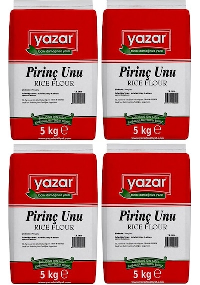 Yazar Pirinç Unu 4 x 5 KG