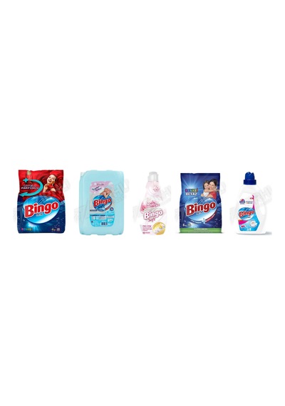 Bingo Renkliler 4kg + Yumuşatıcı Soft 5 L+ Soft Yumuşatıcı 1440 Ml + Tüm Renkler Deterjan 6 Kg+ Amber Sıvı Det. 1755 Ml 5'li Set Diğer