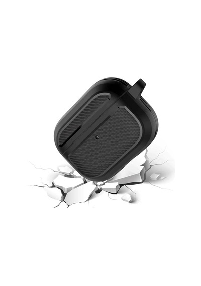 Karbon Fiber Pro Kulaklık Kancalı Silikon Koruma Kılıfı- 5775 - Hs08374083-7625 Yeşil