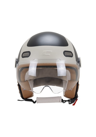 Cgm 191g Pix Sprint Beige Nero Opaco Sagomata Açık Kask Mavi-beyaz