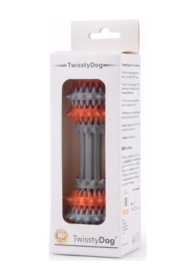 Twisstydog Kauçuk Köpek Çiğneme Oyuncağı, Ağız Temizleyici, Diş