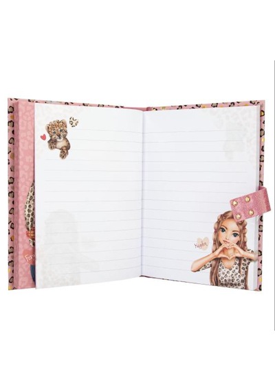 Topmodel By Depesche Leoheart Şifreli Ve Müzikli Günlük Defter - Taylor Swift Şarkılı Açık Pembe