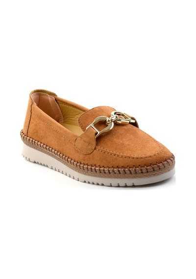 Bambi Taba Kadın Loafer Ayakkabı K01536201002 Taba