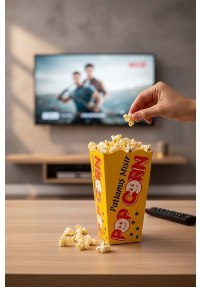 Popcorn Kutusu Küçük Boy 25 Adet